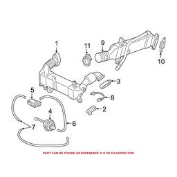 BMW EGR Cooler 11717807927